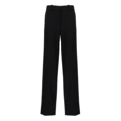 Paco Rabanne-Wool Pantaloni Nero-Donna