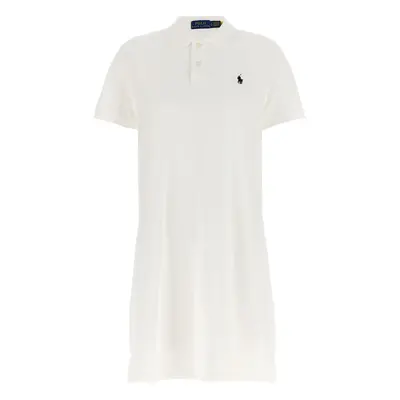 Polo Ralph Lauren-Polo Abiti Bianco-Donna