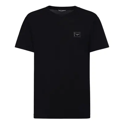 Dolce & Gabbana-Dg Essential T Shirt Nero-Uomo