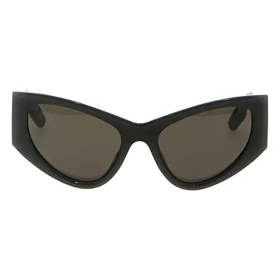 Balenciaga-Led Frame Occhiali Da Sole Nero-Donna