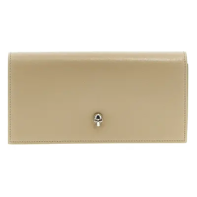 Mcqueen-Skull Portafogli Beige-Donna