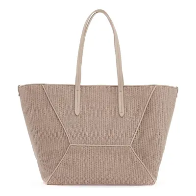 Brunello Cucinelli-Borsa Tote In Rafia Techno-Donna