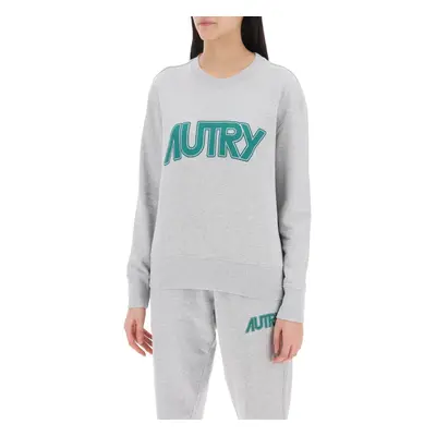 Autry-Felpa Con Maxi Stampa Logo-Donna