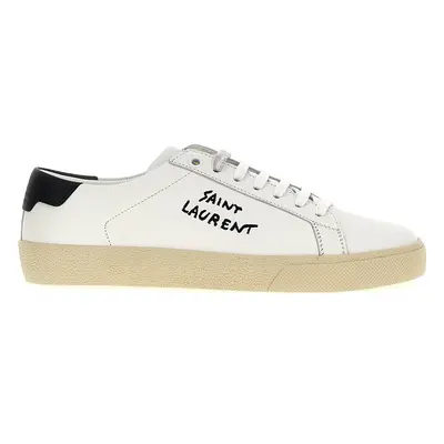 Saint Laurent-Court Sl/06 Sneakers Bianco/Nero-Donna