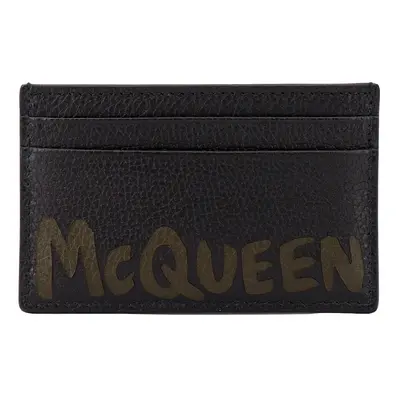 Alexander McQueen-Portacarte in pelle-Uomo