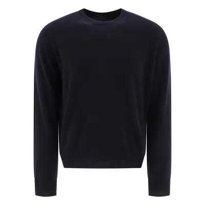 Tom Ford-Cashmere Crewneck Sweater Knitwear Blu-Uomo