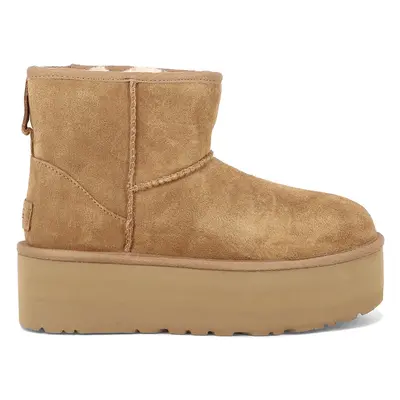 Ugg-Classic Mini Platform Stivali E Stivaletti Marrone-Donna