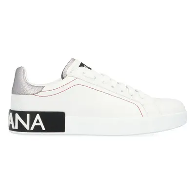 Dolce & Gabbana-'Portofino' Sneakers Bianco-Donna