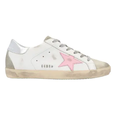 Golden Goose-Superstar Sneakers Bianco-Donna