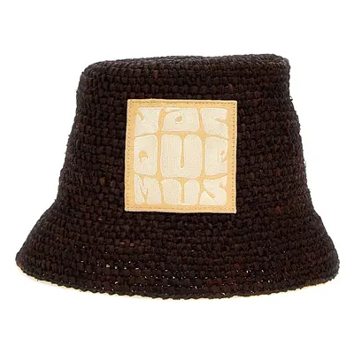 Jacquemus-Le Bob Ficiu Cappelli Marrone-Donna