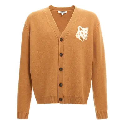 Maison Kitsune-Fox Head Maglioni Marrone-Uomo