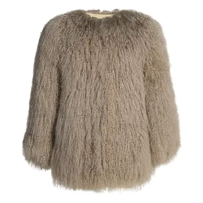 Wanan Touch-Cappotto Lovley Beige in Lana di Agnello-Donna