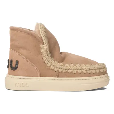 Mou-Eskimo Bold Glitter Logo Stivali E Stivaletti Beige-Donna