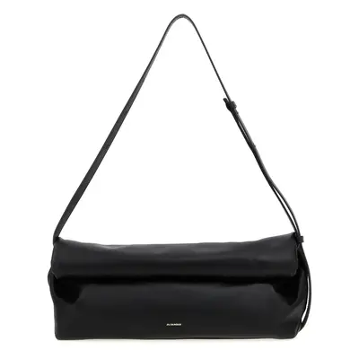 Jil Sander-Rollup Borse A Tracolla Nero-Donna