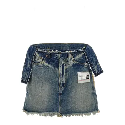 Maison Mihara Yasuhiro-Skort Bermuda, Short Blu-Donna