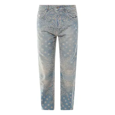 Amiri-Jeans in cotone con motivo Bandana Jacquard-Uomo