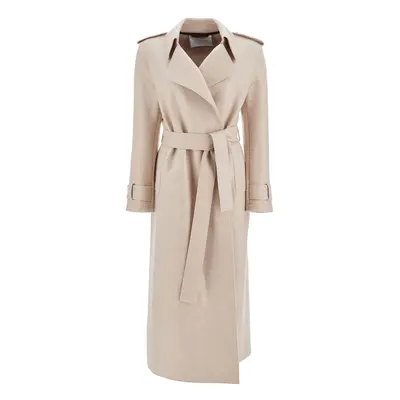 Harris Wharf London-Cappotto A Vestaglia In Lana Pressata-Donna