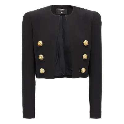 Balmain-Chiocciola Blazer And Suits Nero-Donna