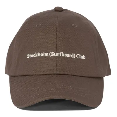 Stockholm Surfboard Club-Baseball Cap With Embroidered Logo Cappelli Marrone-Uomo