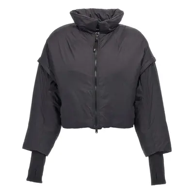 Y-3-Padded Bomber Jacket Giacche Nero-Donna