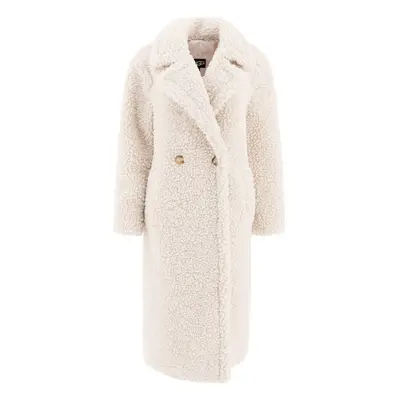 Ugg-Teddy Gertrude Coats Bianco-Donna