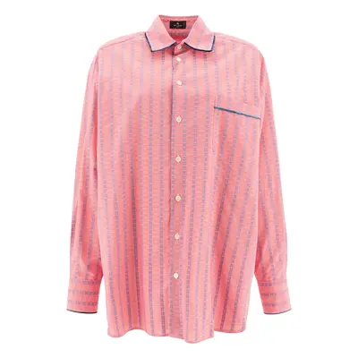 Etro-Jacquard Shirt Shirts Rosa-Donna