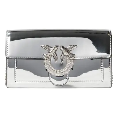 Pinko-Love One Wallets & Card Holders Silver-Donna