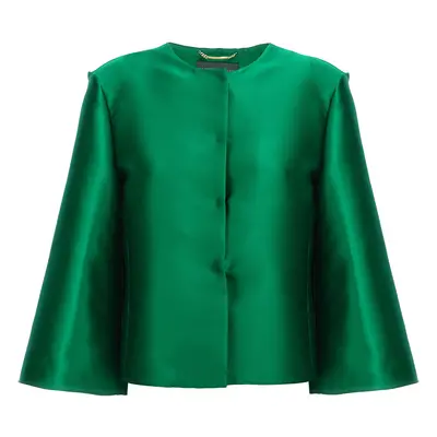 Alberta Ferretti-Mikado Giacche Verde-Donna