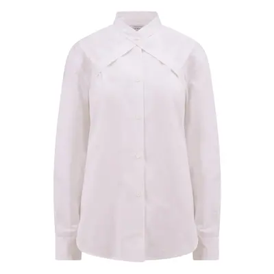 Off-White-Camicia in cotone con cinturini e fibbia in metallo-Donna