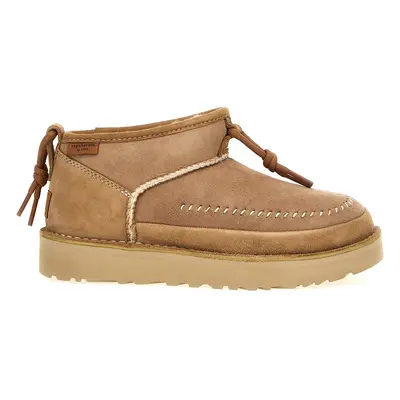 Ugg-Classic Ultra Mini Crafted Regenerate Stivali E Stivaletti Beige-Donna