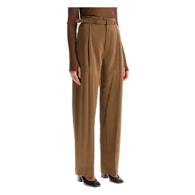 Lemaire-Pantaloni In Dry Silk-Donna