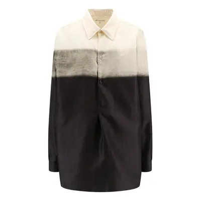 Maison Margiela-Camicia Oversize con stampa multicolor-Donna