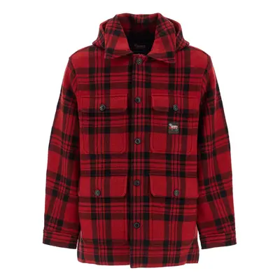 Woolrich-Giacca Con Cappuccio Plaid Cruiser-Uomo