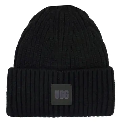 Ugg-Ribbed Beanie Cappelli Nero-Donna