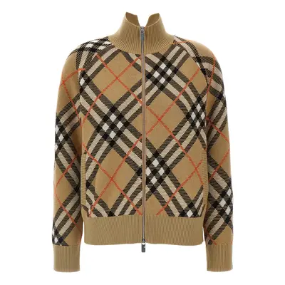 Burberry-Check Cardigan Maglioni Multicolor-Donna