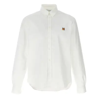 Maison Kitsune-Mini Fox Head Camicie Bianco-Uomo