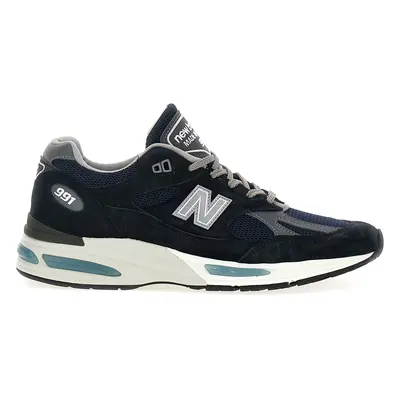 New Balance-991v2 Running Course Sneakers Blu-Uomo