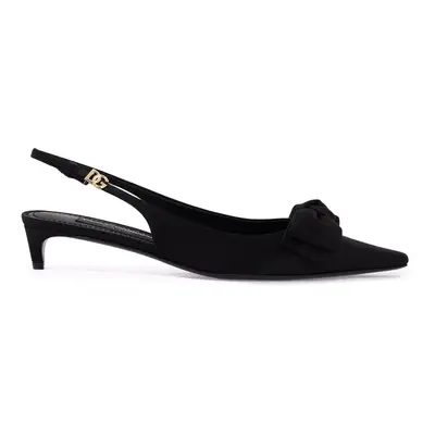 Dolce & Gabbana-Décolleté Sling Back Con Fiocco-Donna