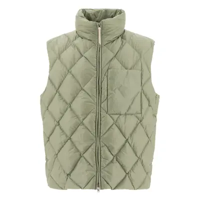 Jil Sander-Down Vest With Pocket Giacche Verde-Uomo