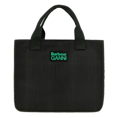 Barbour-Shopping Barbour X Ganni Tote Verde-Donna