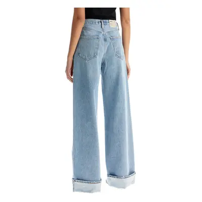 Agolde-Jeans A Gamba Ampia Con Risvolto Dame-Donna