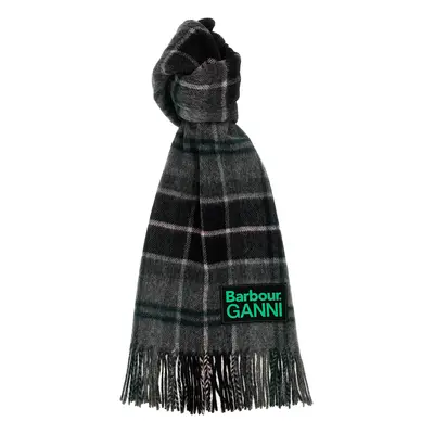 Barbour-Barbour X Ganni Tartan Scarf Sciarpe Grigio-Donna