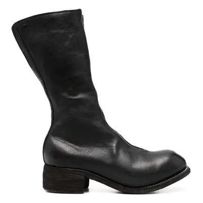 GUIDI Mid Front Zip Boots