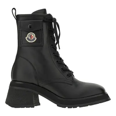 MONCLER 'Gigi' leather lace-up ankle boots Woman 39