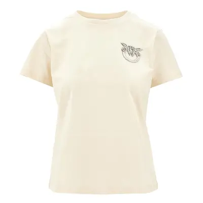 PINKO Love Birds embroidery T-shirt Woman XS