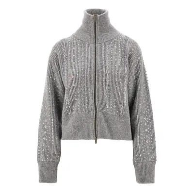 GOLDEN GOOSE Sequinned wool cardigan Woman M