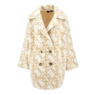 PINKO Love Birds pattern peacoat Woman XS