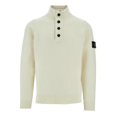 STONE ISLAND Sweater with zip and buttons Man S