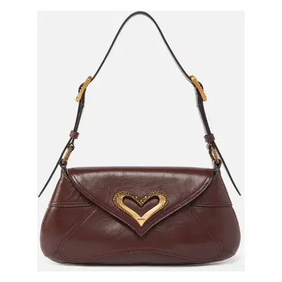 Pinko, Borsa a spalla 520 Bag in pelle vintage, Ciocc. amaro-antique gold, U