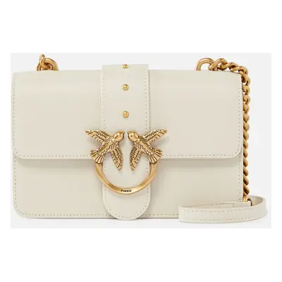 Pinko, Mini Love Bag One Simply, Bianco+banco-antique gold, U